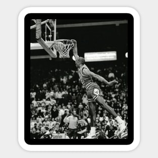 BASKETBALLART -JORDAN BLACK WHITE 6 Sticker